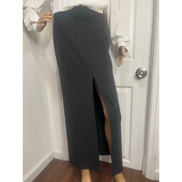 Women’s Vertigo Maxi long Front Split Pencil Skirt 4 Corp core Business Casual - Picture 8 of 8